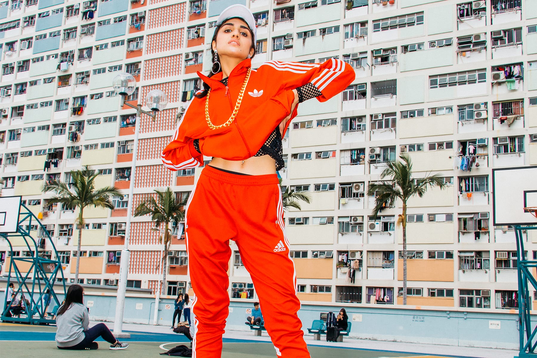 adidas Tracksuit Editorial by Nicoline 