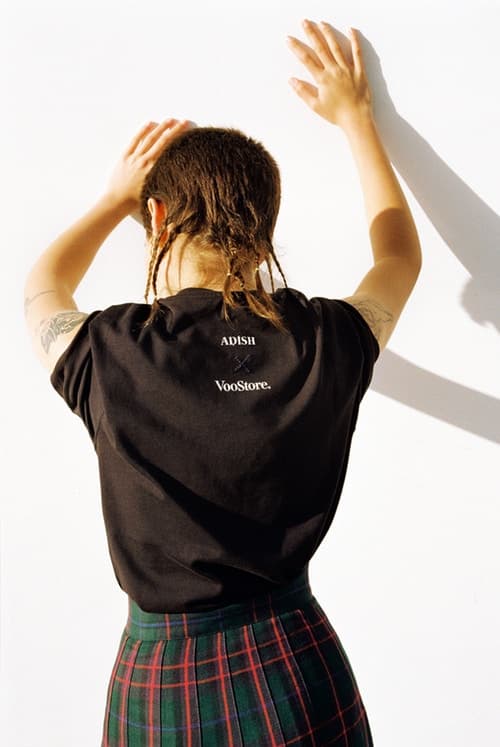 ADISH Voo Store Exclusive Capsule Collection Jordan Nassar Israel Palestinian Designer Hand Stitched Embroidered Graphic T-shirt