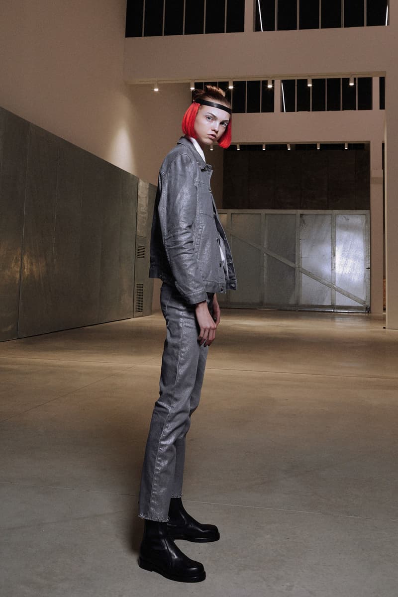 ALYX Fall 2018 Collection Denim Jacket Pants Grey