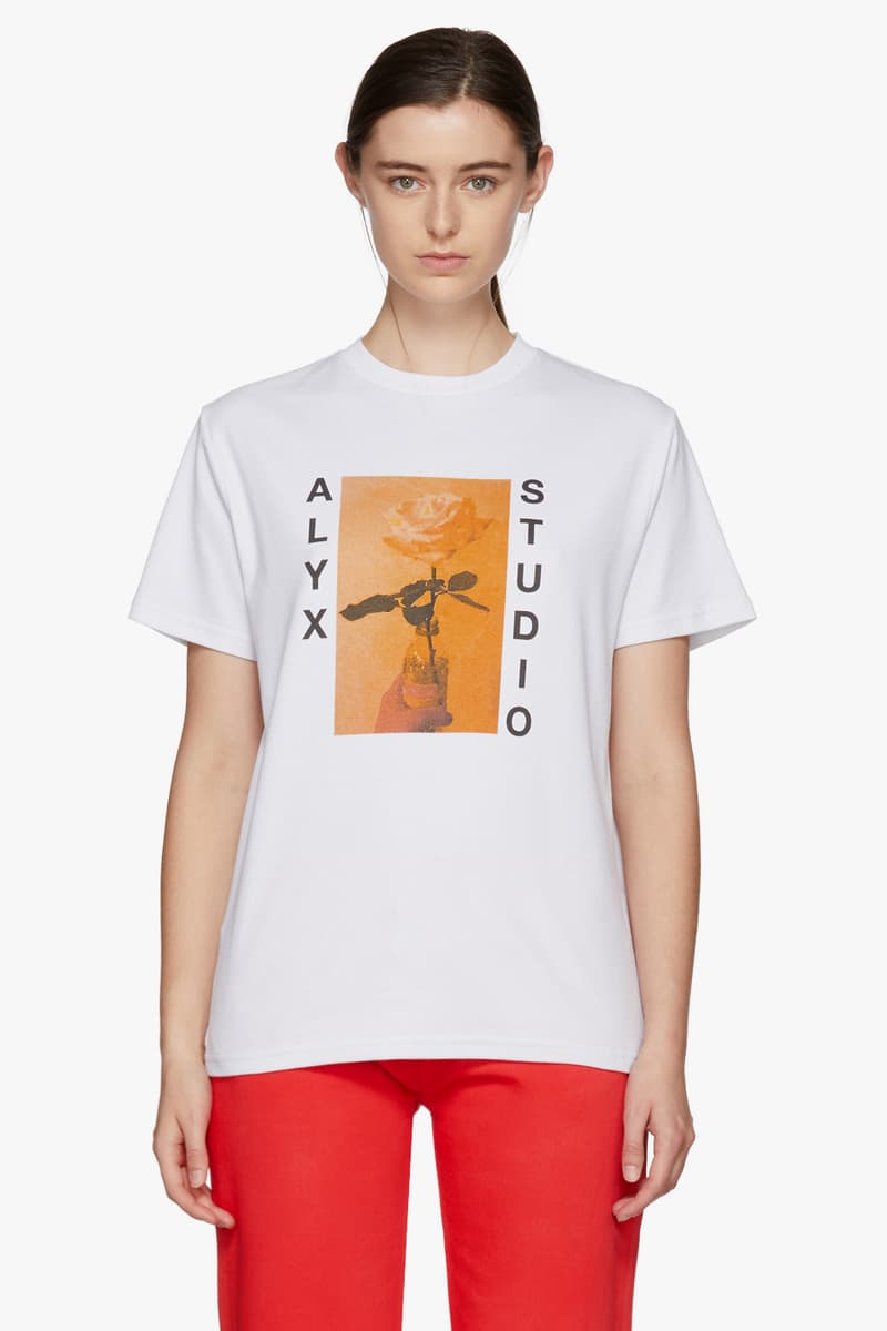 ALYX Studios Spring Arrivals Matthew Williams T-Shirt Hoodie Print Streetwear Staple Graphics SSENSE