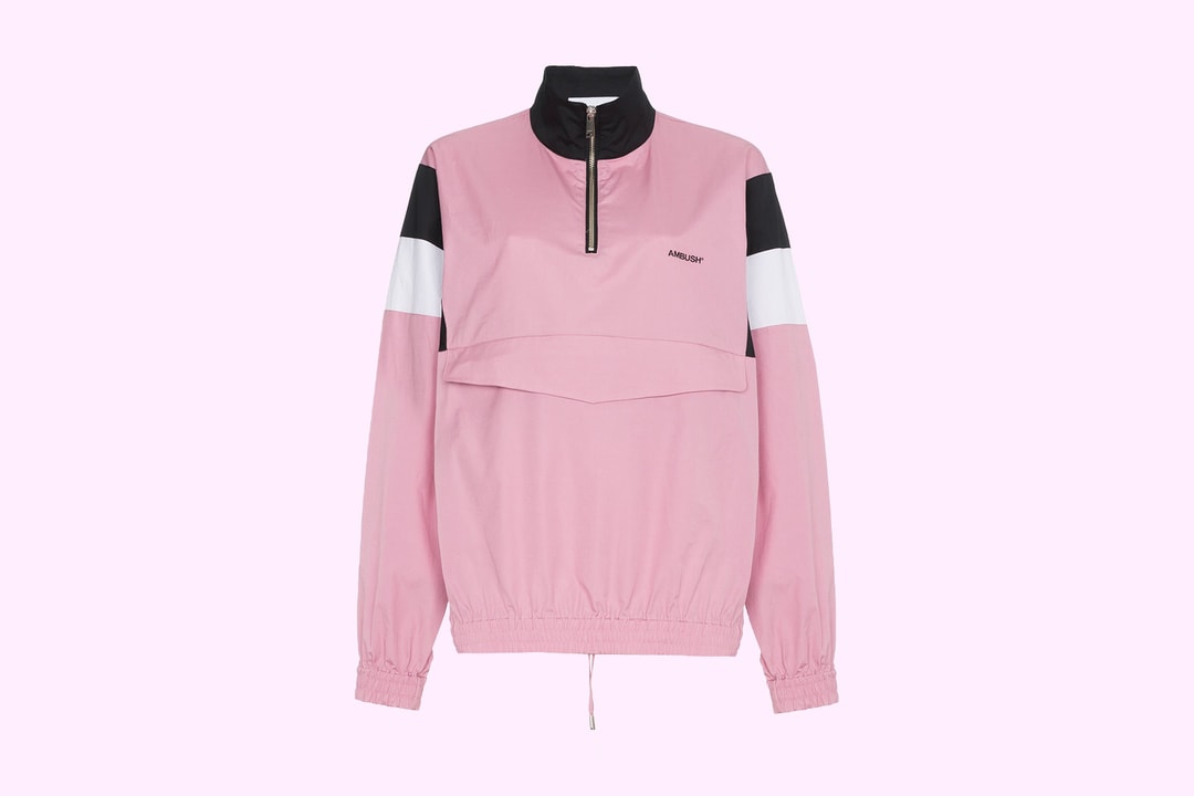 AMBUSH Millennial Pink 80s Athletic Track Jacket
