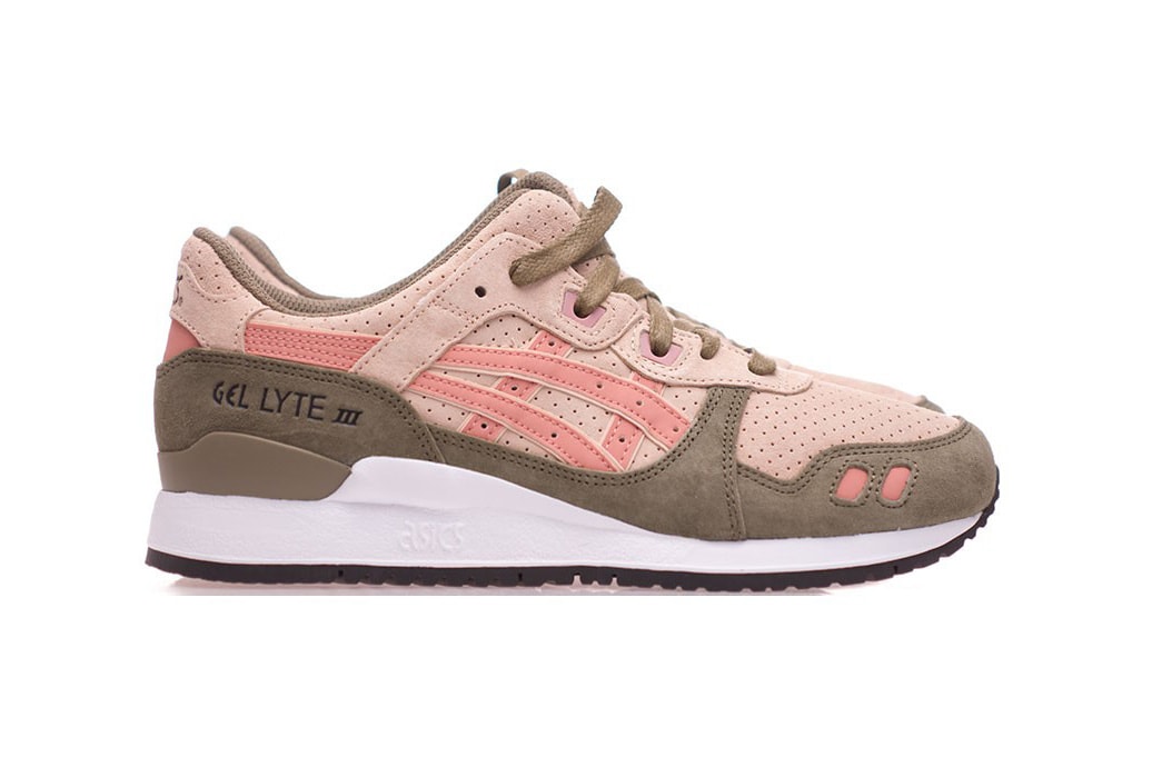 ASICS tiger GEL-lyte v iii sneakers womens mens unisex floral ikebana pack flower applique embroidery where to buy