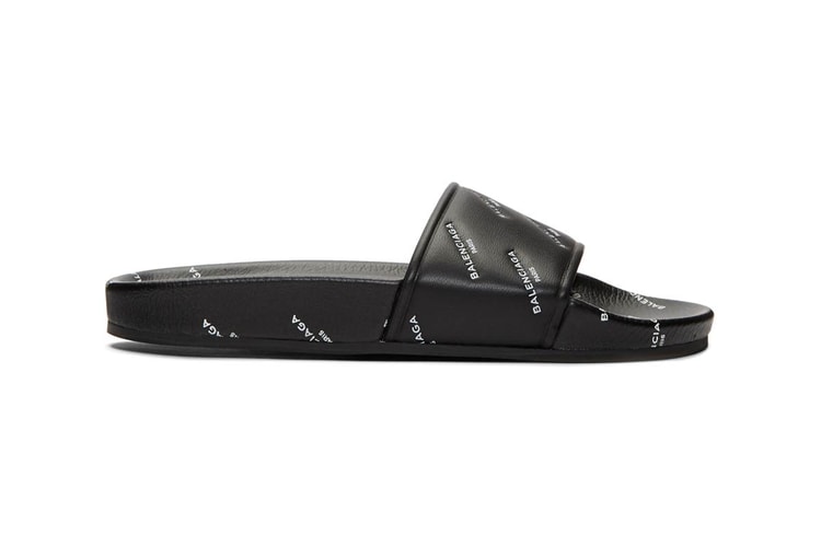 You'll Want to Slip Your Feet Into Balenciaga's New Logo Slides