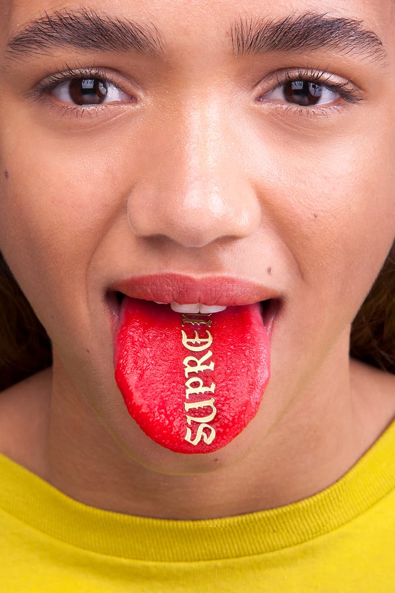 Beauty editorial streetwear inspired logo adidas originals trefoil nike swoosh freckles supreme off-white off white bape patta Sanne Poeze Girl on Kicks