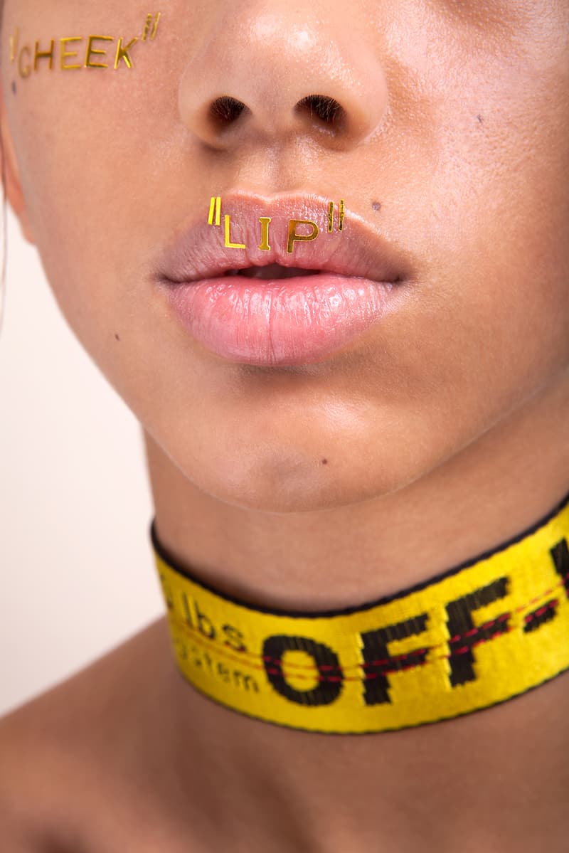 Beauty editorial streetwear inspired logo adidas originals trefoil nike swoosh freckles supreme off-white off white bape patta Sanne Poeze Girl on Kicks