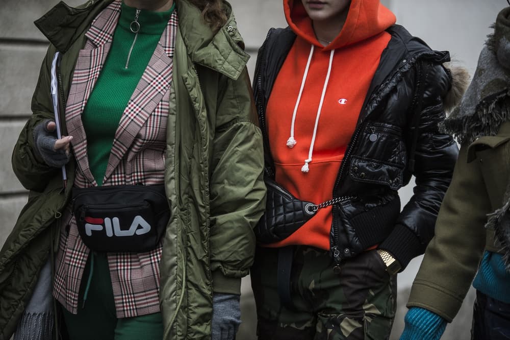 Milan Fashion Week 2018 Women Streetsnaps FILA Champion