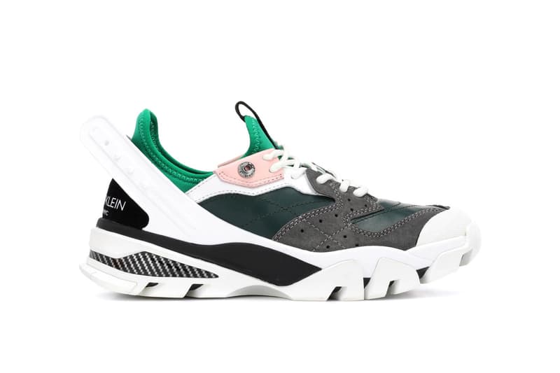 Calvin Klein Debuts the Chunky Carla Sneaker White Colorful Statement Footwear Raf Simons