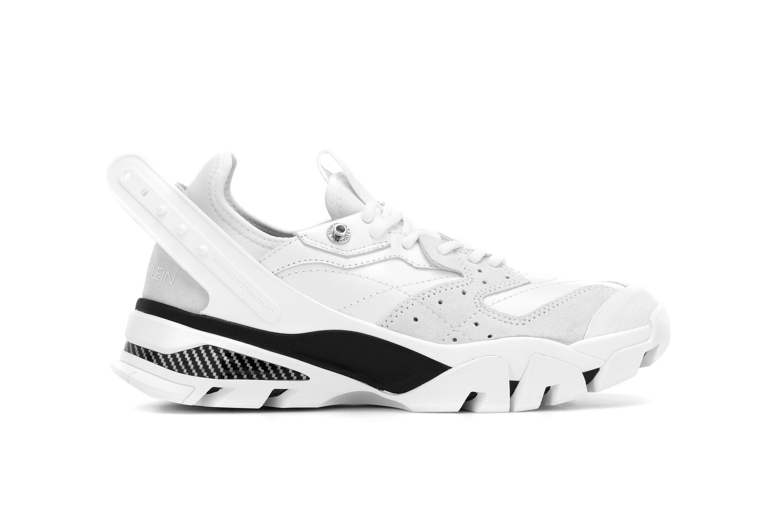 Calvin Klein Debuts the Chunky Carla Sneaker White Colorful Statement Footwear Raf Simons