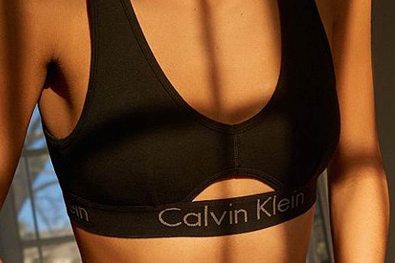 black calvin klein bralette