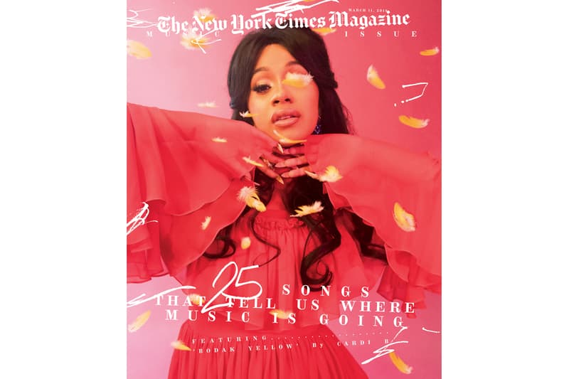 Cardi B The New York Times Magazine March 2018 Music Issue Cover