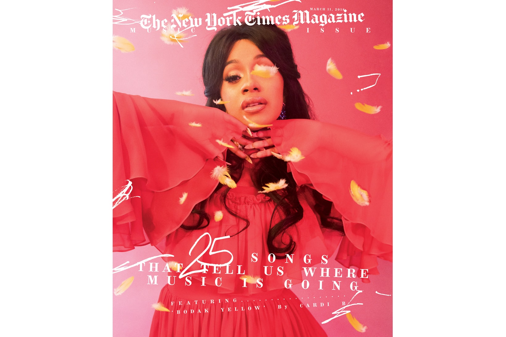 Cardi B The New York Times Magazine March 2018 Music Issue Cover