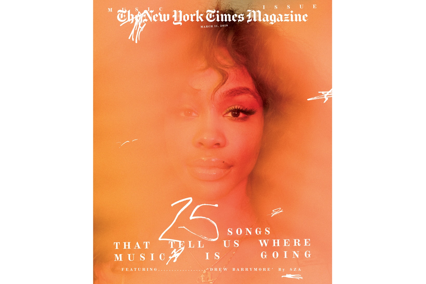 SZA The New York Times Magazine March 2018 Music Issue Cover