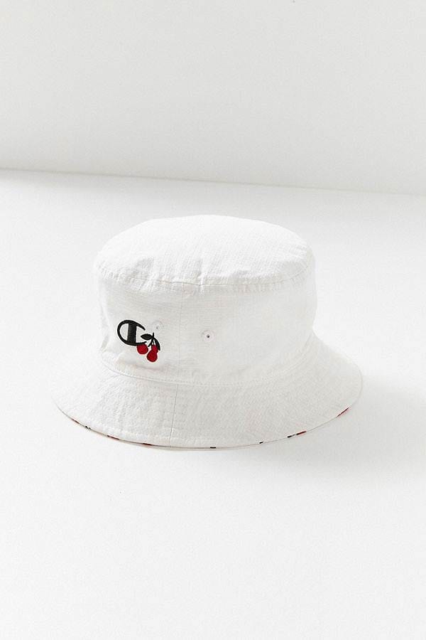 champion white bucket hat