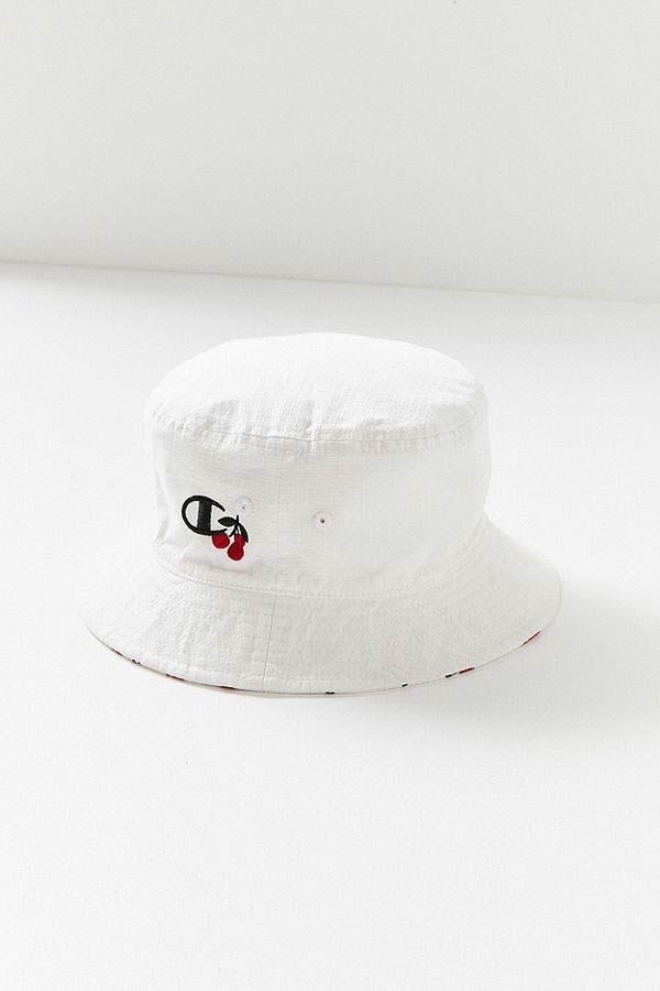 HVN Champion Cherry Reversible Bucket Hat White Red