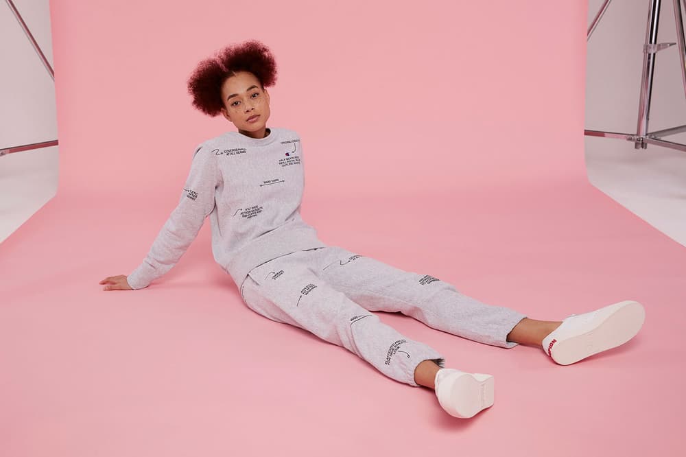 Champion Spring Summer 2018 Lookbook Gray Hoodie Sweat Pants