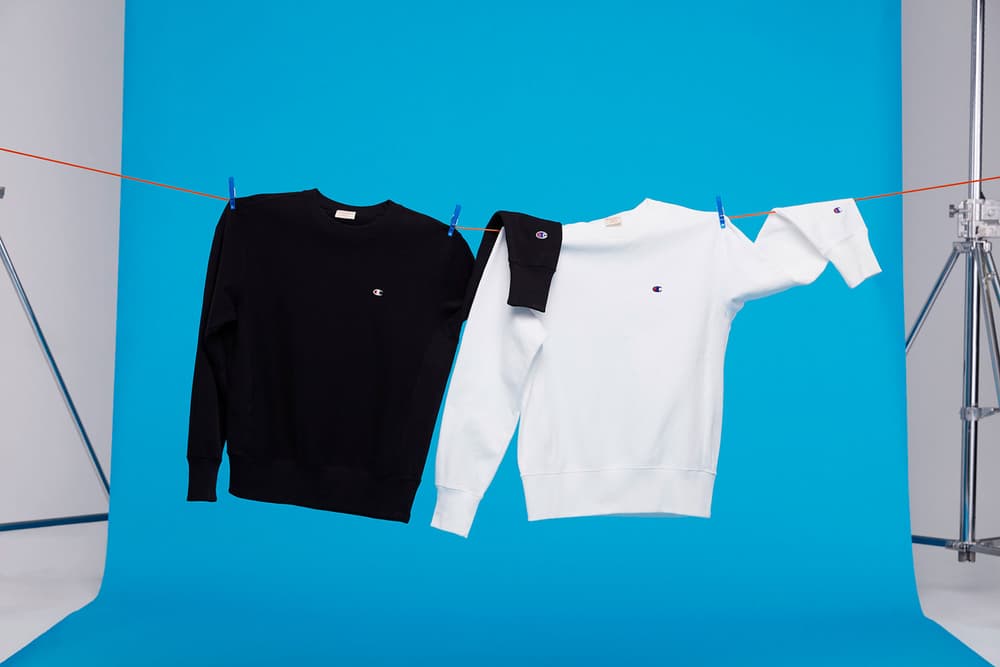 Champion Spring Summer 2018 Lookbook Sweatshirt Black White