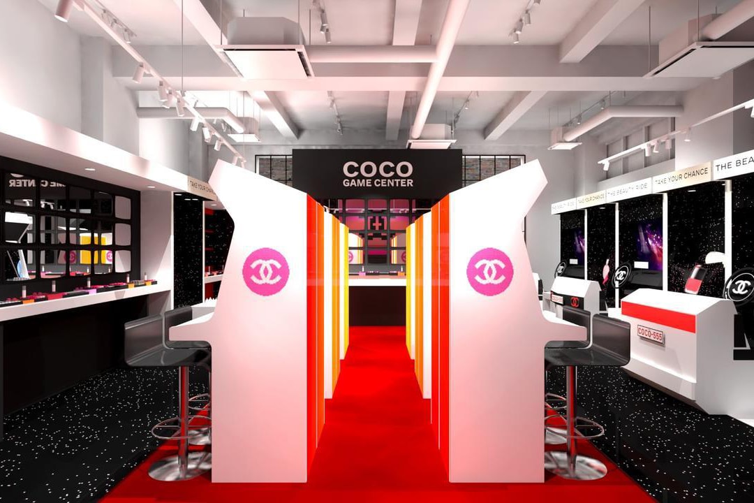 Chanel beauty Coco Game Center Arcade in Tokyo retro harajuku shibuya win products