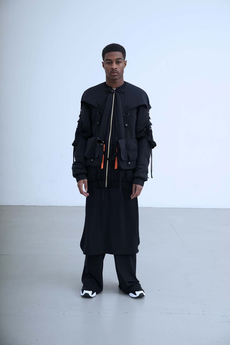 Charli Cohen Fall/Winter 2018 Collection Lookbook Convertible Parka Black