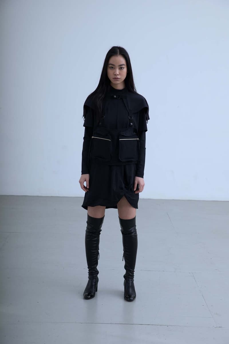 Charli Cohen Fall/Winter 2018 Collection Lookbook Jacket Socks Black