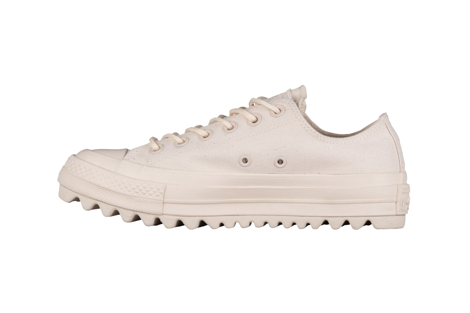Converse Chuck Taylor All Star Lift Ripple Ox low top hi natural cream off white black canvas jagged sole platform where to buy minimal sneakers