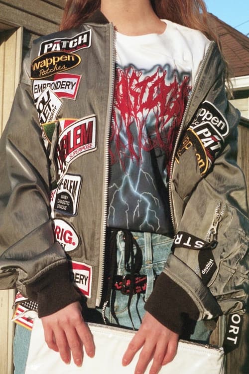 doublet Spring/Summer 2018 Collection RSVP Gallery Editorial Patches Bomber Grey