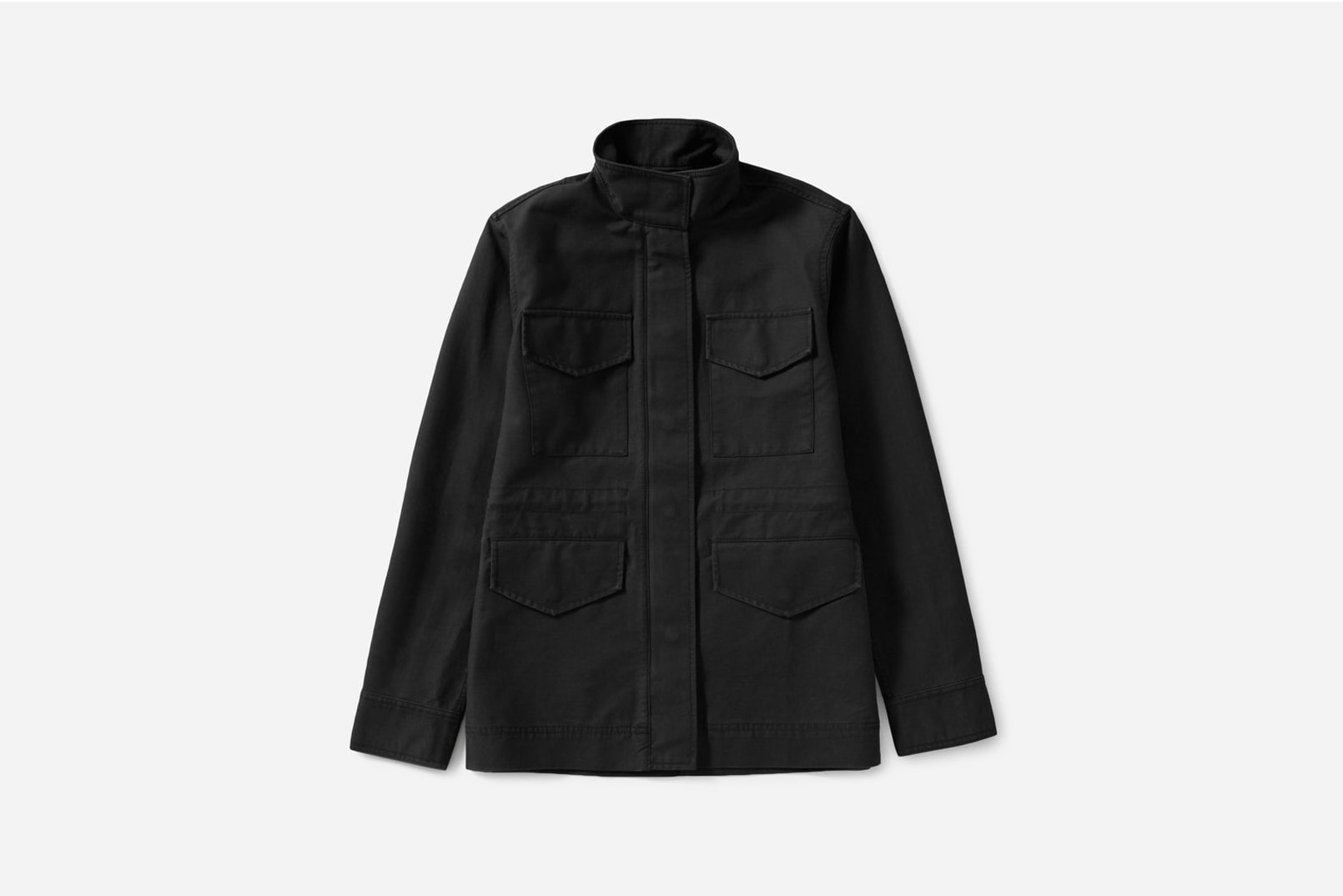 Everlane Modern Utility Jacket Washed Black