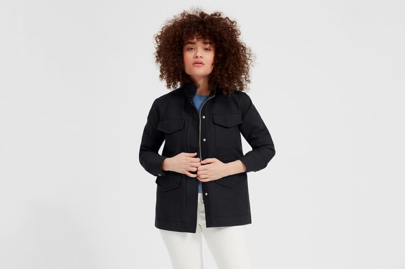 Everlane Modern Utility Jacket Washed Black