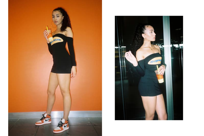 Frankie Collective Reworked Supreme Drop Halter Neck Bralette Crop Top Bandeau Logo Tube Dress Off Shoulder Bike Shorts Underwear Black White Red Sara Gourlay Yeezy Kim Kardashian