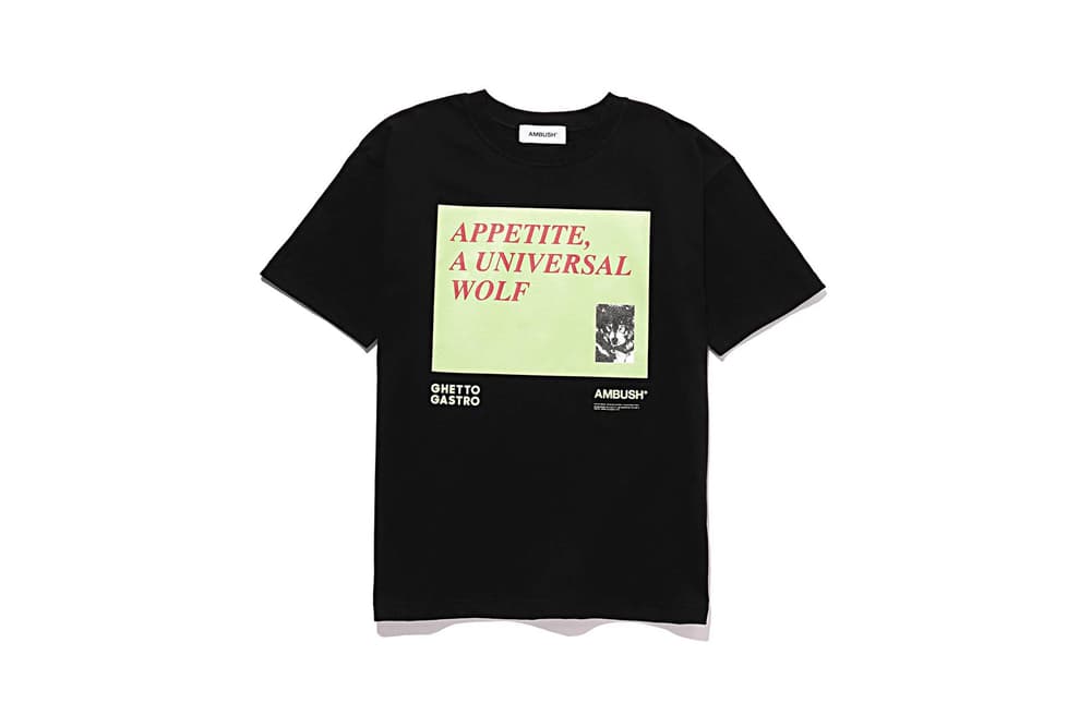 Ghetto Gastro AMBUSH T-Shirt Black