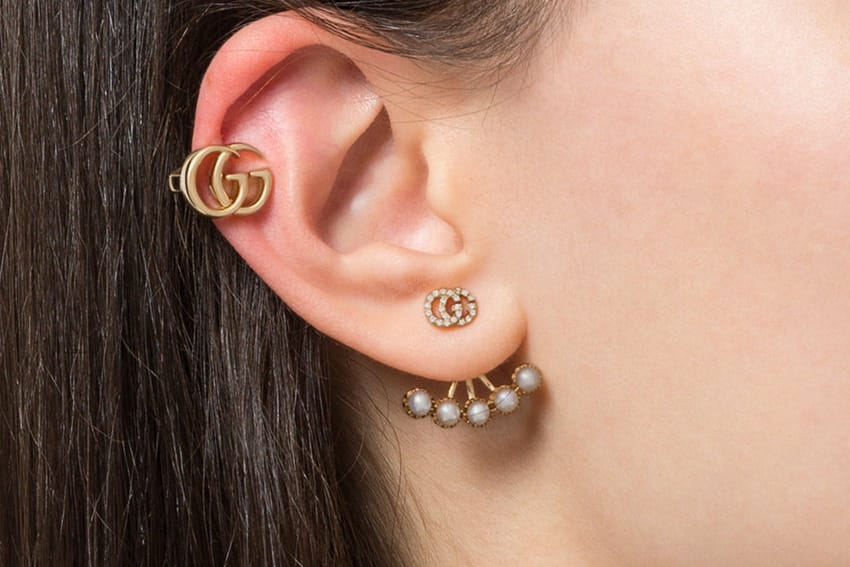 gucci single earring