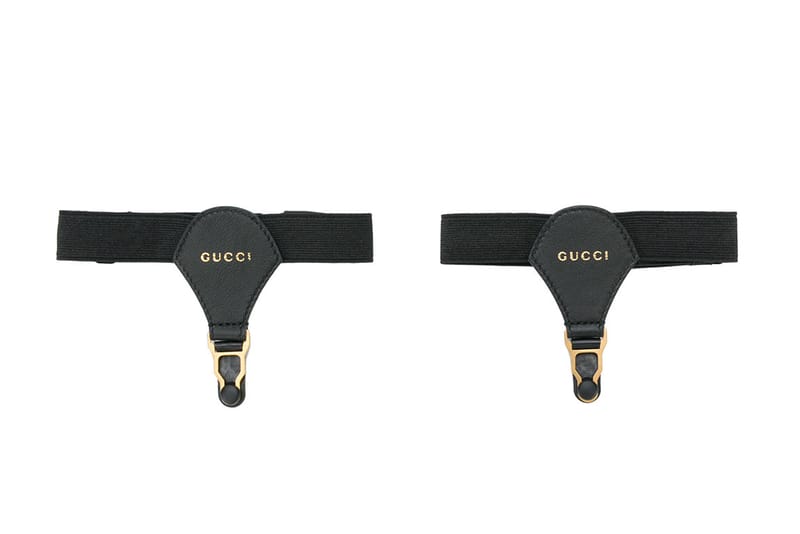 Gucci Is Now Selling These Luxe Logo Stocking Garters