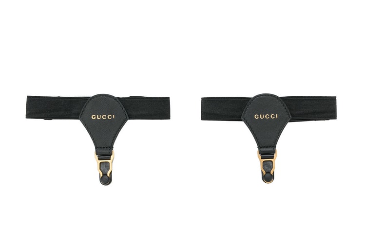 Gucci Is Now Selling These Luxe Logo Stocking Garters