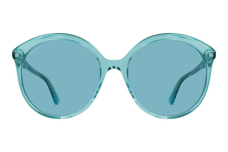 Gucci Monocolor Translucent Retro Sunglasses Vibrant '80s Pink Blue Oversized Where to Buy