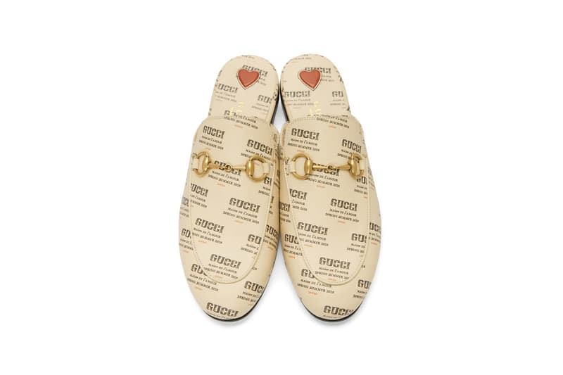 Gucci Princetown Logo Slipper Soy White