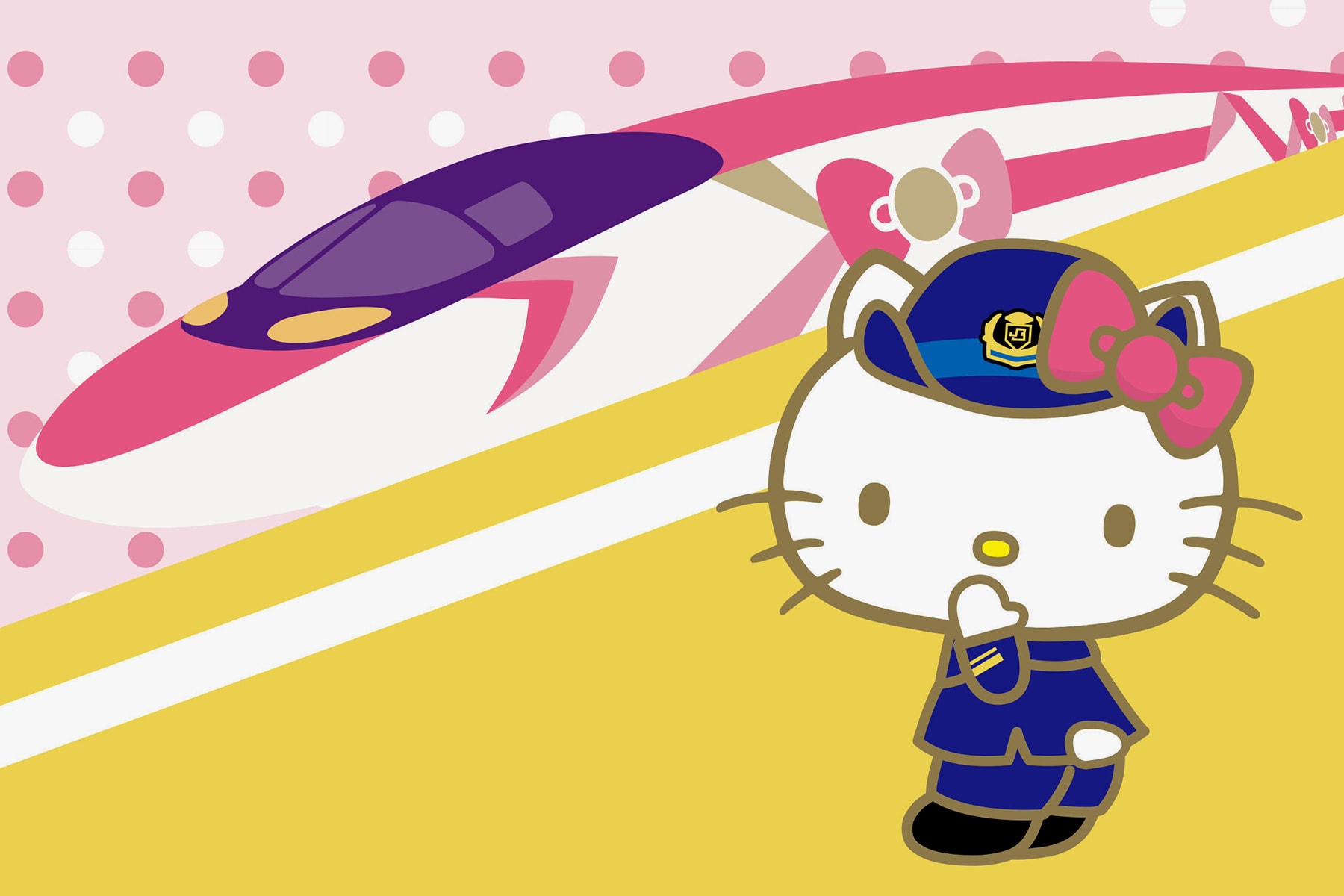 Hello Kitty Shinkansen Bullet Train West JR Japan Pink Sanrio Where When Price Ticket Preview Travel Collaboration Cartoon