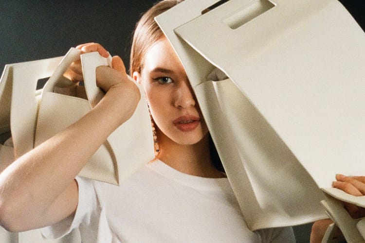 Figure out How to Style Minimalist Bags in This Helmut Lang Editorial