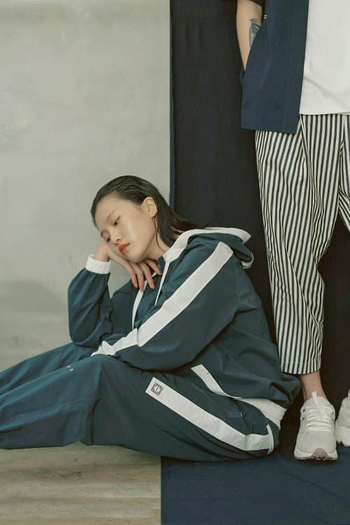 IISE Spring/Summer 2018 Collection Lookbook Track Jacket Pants Green White