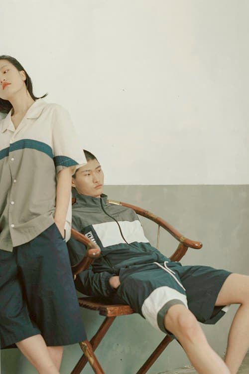 IISE Spring/Summer 2018 Collection Lookbook Strap Shirt Shorts Beige Blue