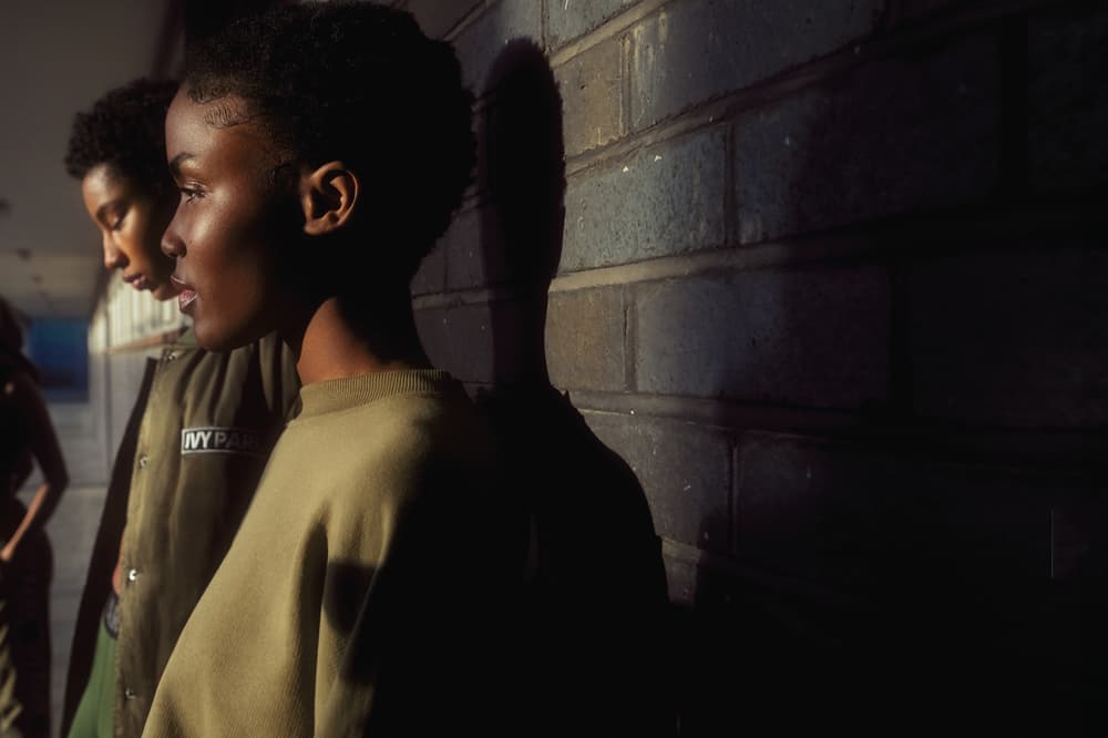 IVY PARK Spring/Summer 2018 Campaign Sweater Jacket Green