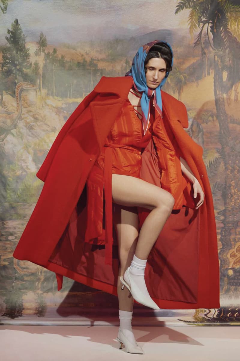 Le Studio Pierre Fall/Winter 2018 Lookbook Coat Jumper Red