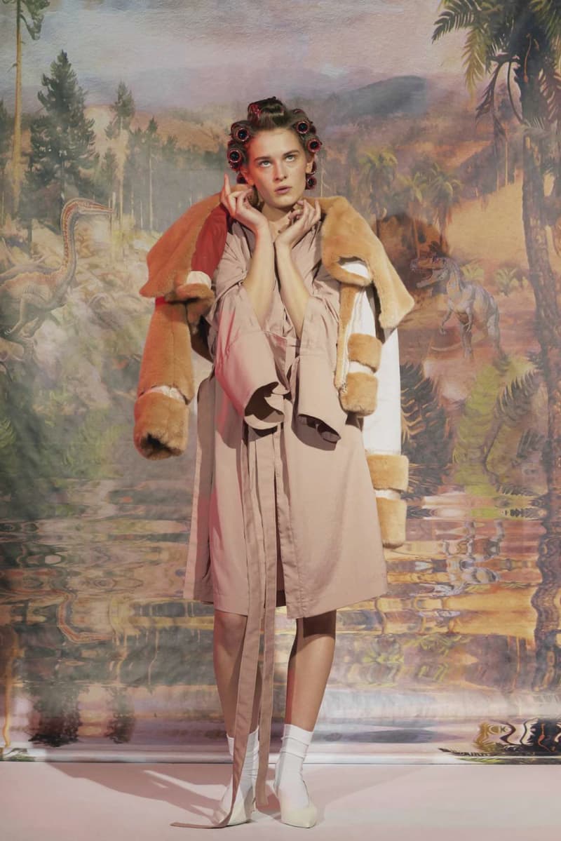 Le Studio Pierre Fall/Winter 2018 Lookbook Fur Vinyl Coat Tan