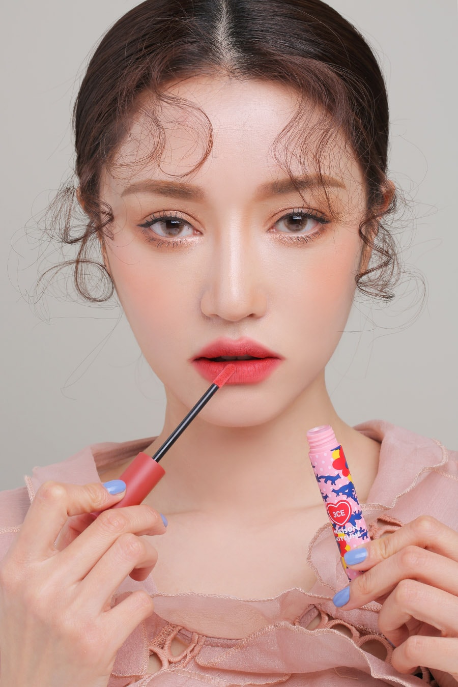 Maison Kitsuné 3CE Stylenanda Makeup Collection Korean Beauty Lip Tint