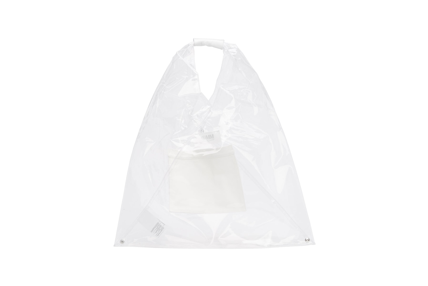 Maison Margiela Transparent Vinyl Tote Bag Plastic PVC Shopper Trend John Galliano