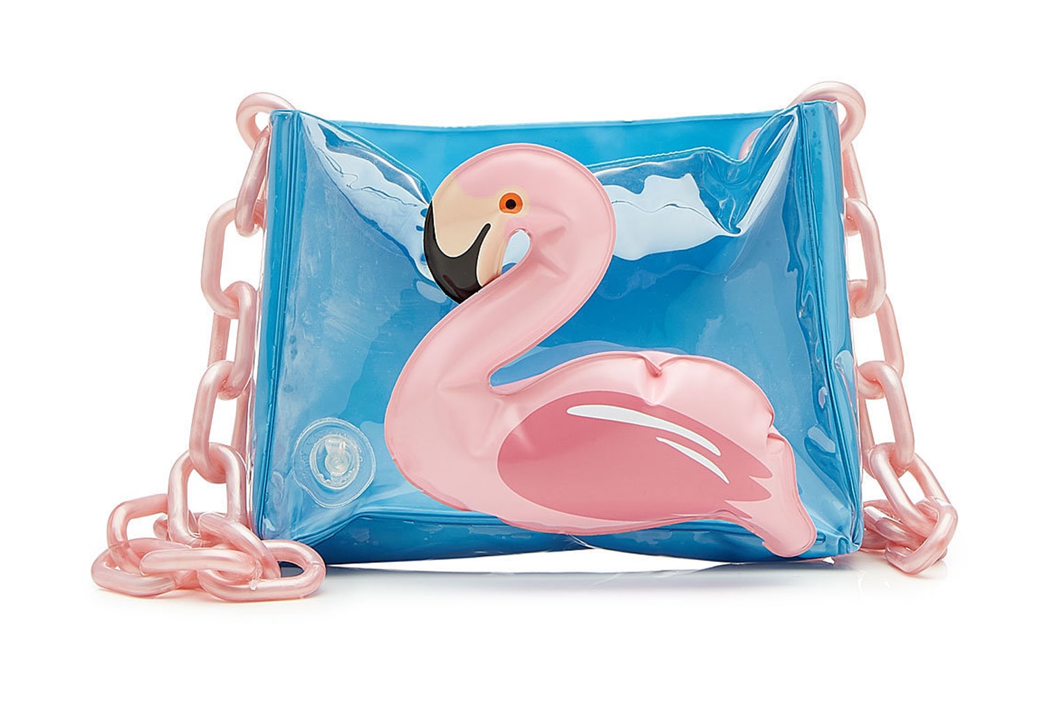 Mary Katrantzou Spring/Summer 2018 Inflatable Handbags Flamingo Magenta