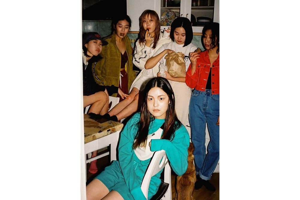 MISCHIEF's Spring/Summer 2018 Lookbook Streetwear Korean Label Fashion Retro Staple Pieces Street Style Girl Gang