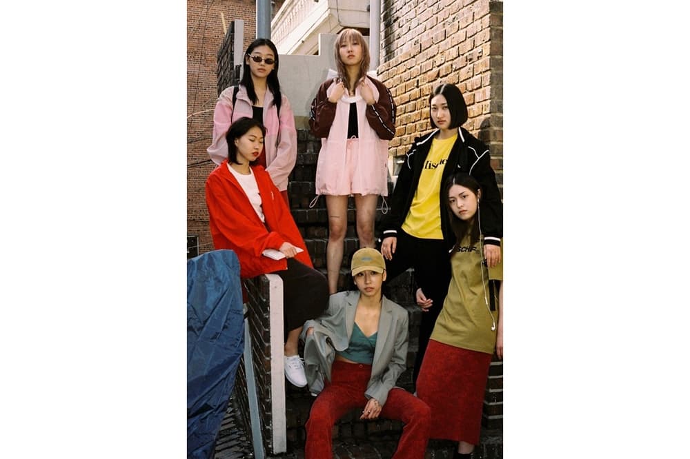 MISCHIEF's Spring/Summer 2018 Lookbook Streetwear Korean Label Fashion Retro Staple Pieces Street Style Girl Gang