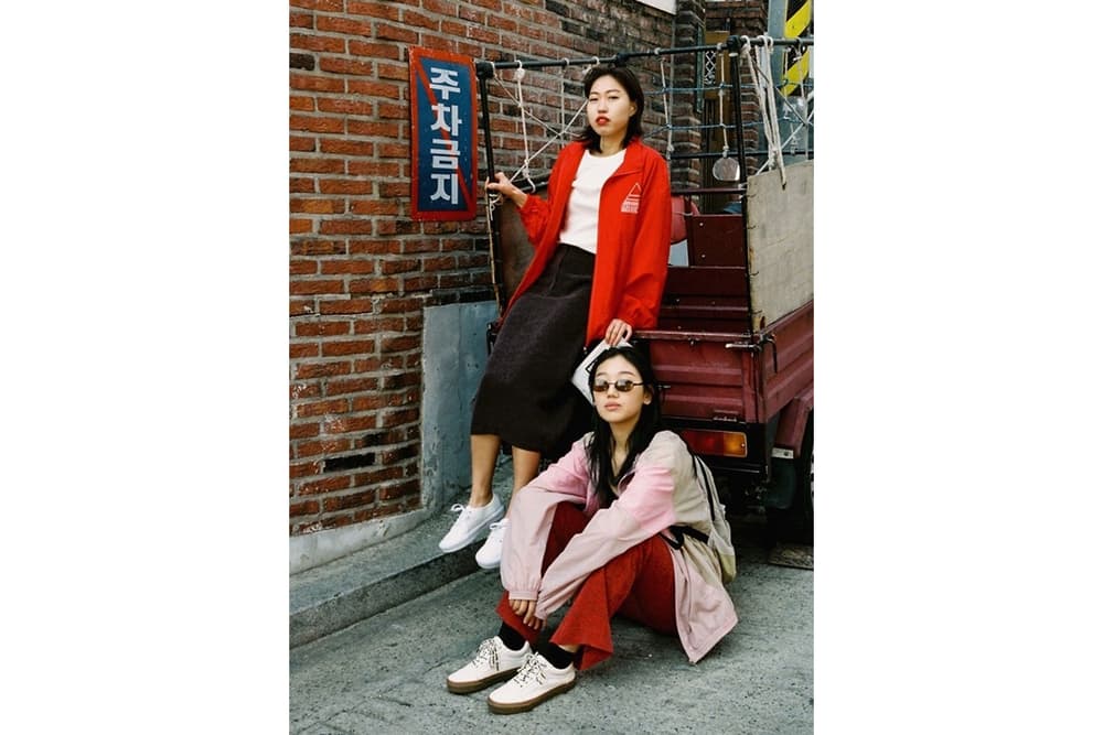 MISCHIEF's Spring/Summer 2018 Lookbook Streetwear Korean Label Fashion Retro Staple Pieces Street Style Girl Gang