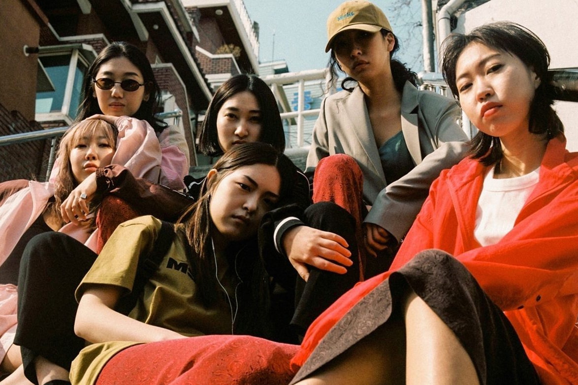 MISCHIEF's Spring/Summer 2018 Lookbook Streetwear Korean Label Fashion Retro Staple Pieces Street Style Girl Gang