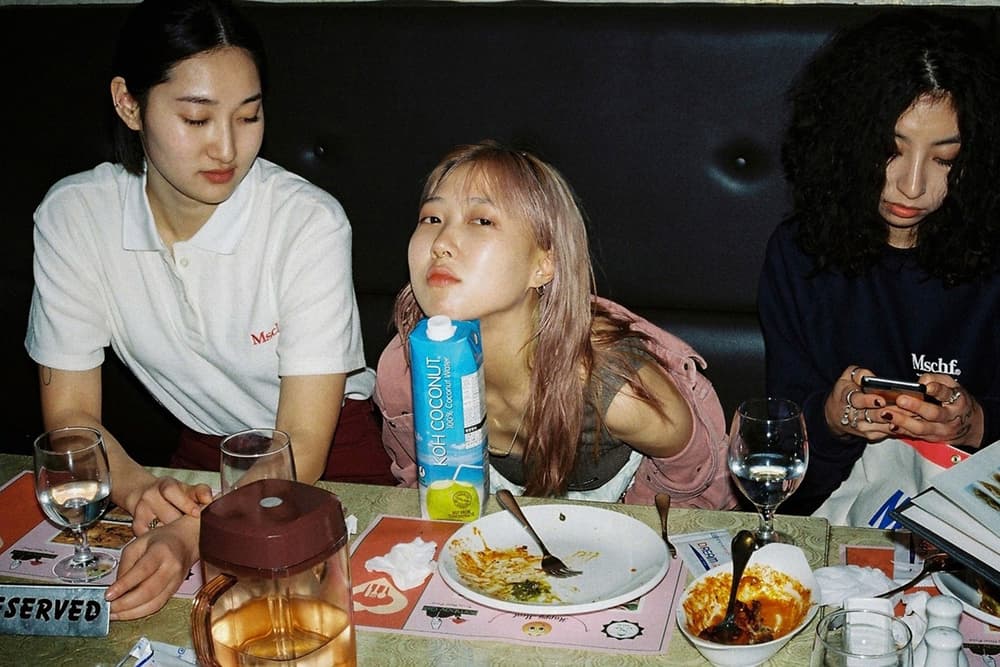 MISCHIEF's Spring/Summer 2018 Lookbook Streetwear Korean Label Fashion Retro Staple Pieces Street Style Girl Gang