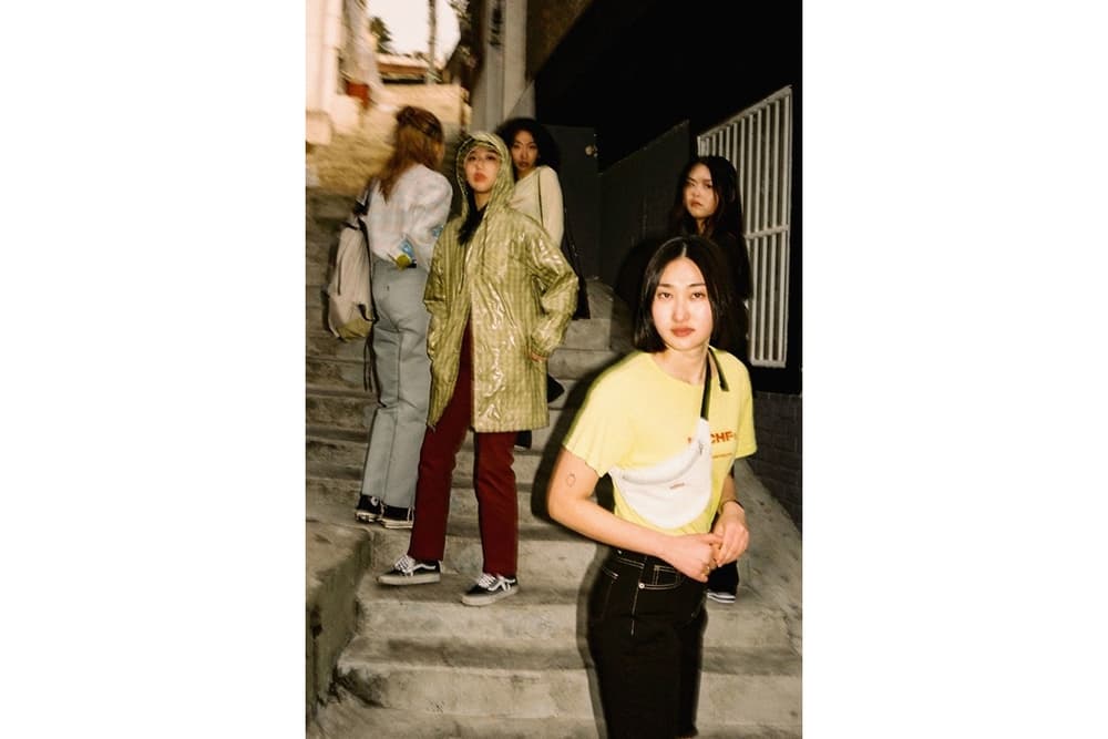 MISCHIEF's Spring/Summer 2018 Lookbook Streetwear Korean Label Fashion Retro Staple Pieces Street Style Girl Gang